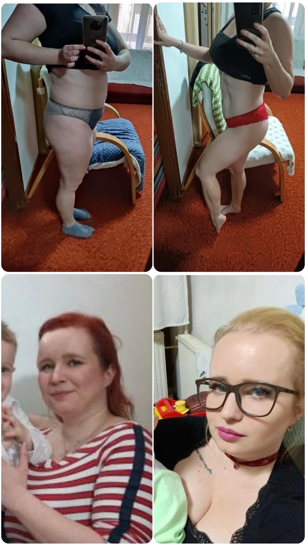 Skutečná proměna klientky Katy Pražák — před a po (6/10)